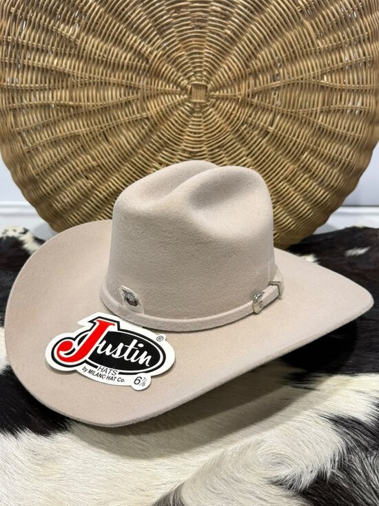 Justin Accessories - Justin Laredo 3X Silverbelly Wool Cowboy Hat 6 7/8